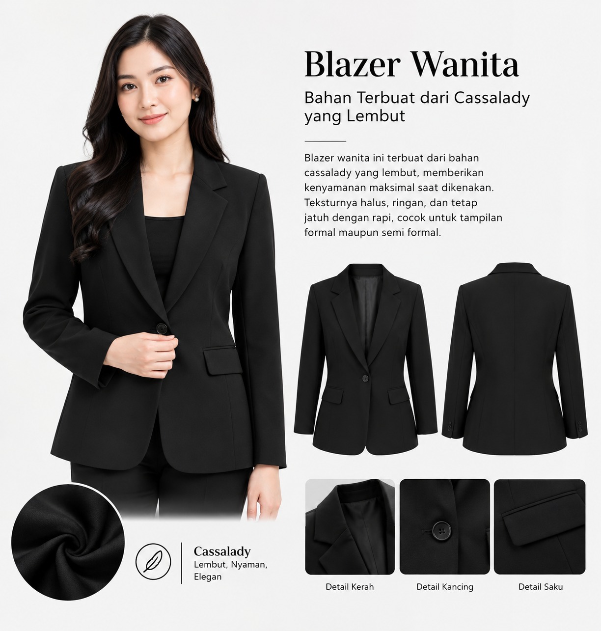 Blazer Casual Wanita