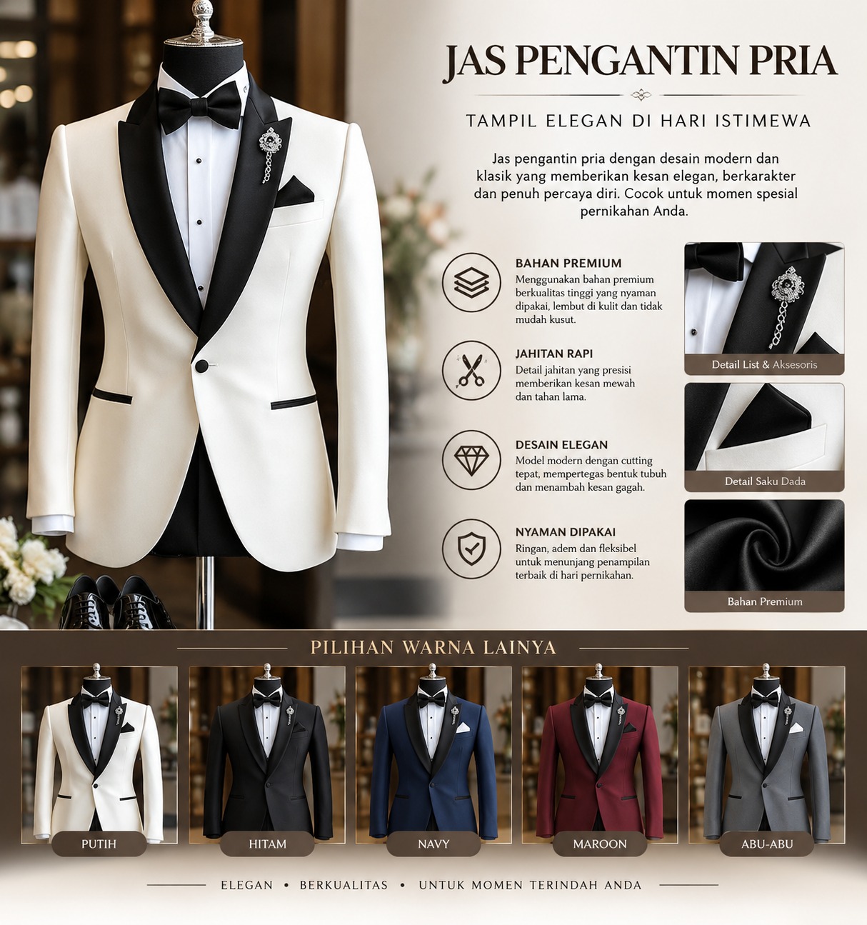 Jas Pengantin Pria