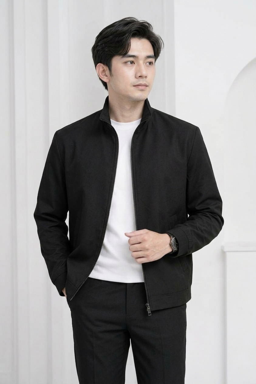 JASKET ZIPPER PRIA